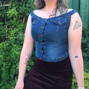 ❄️v cute no boundaries denim shirt ❄️